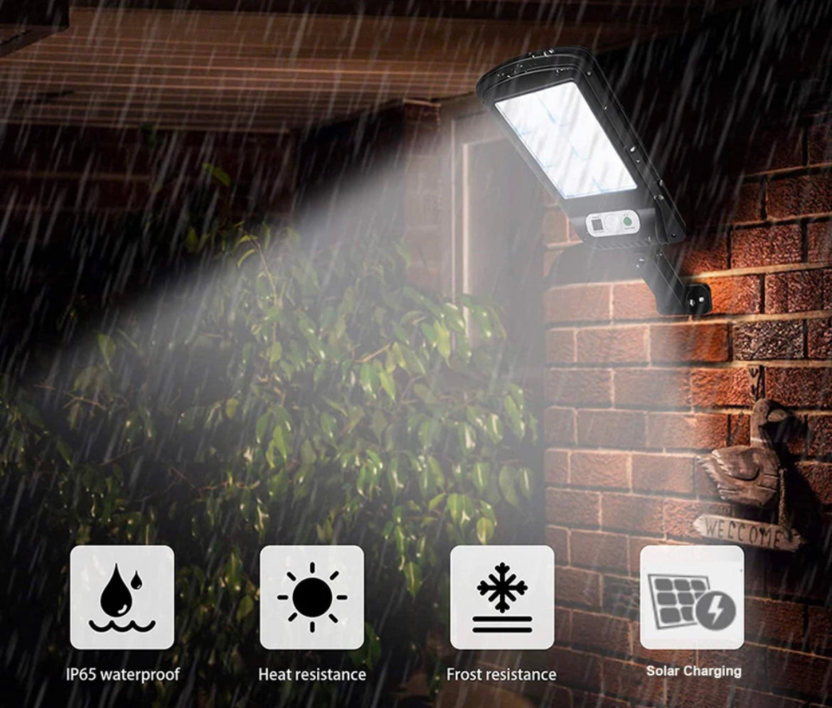 LAMPARA SOLAR 120 LED EXTERIORES CONTROL