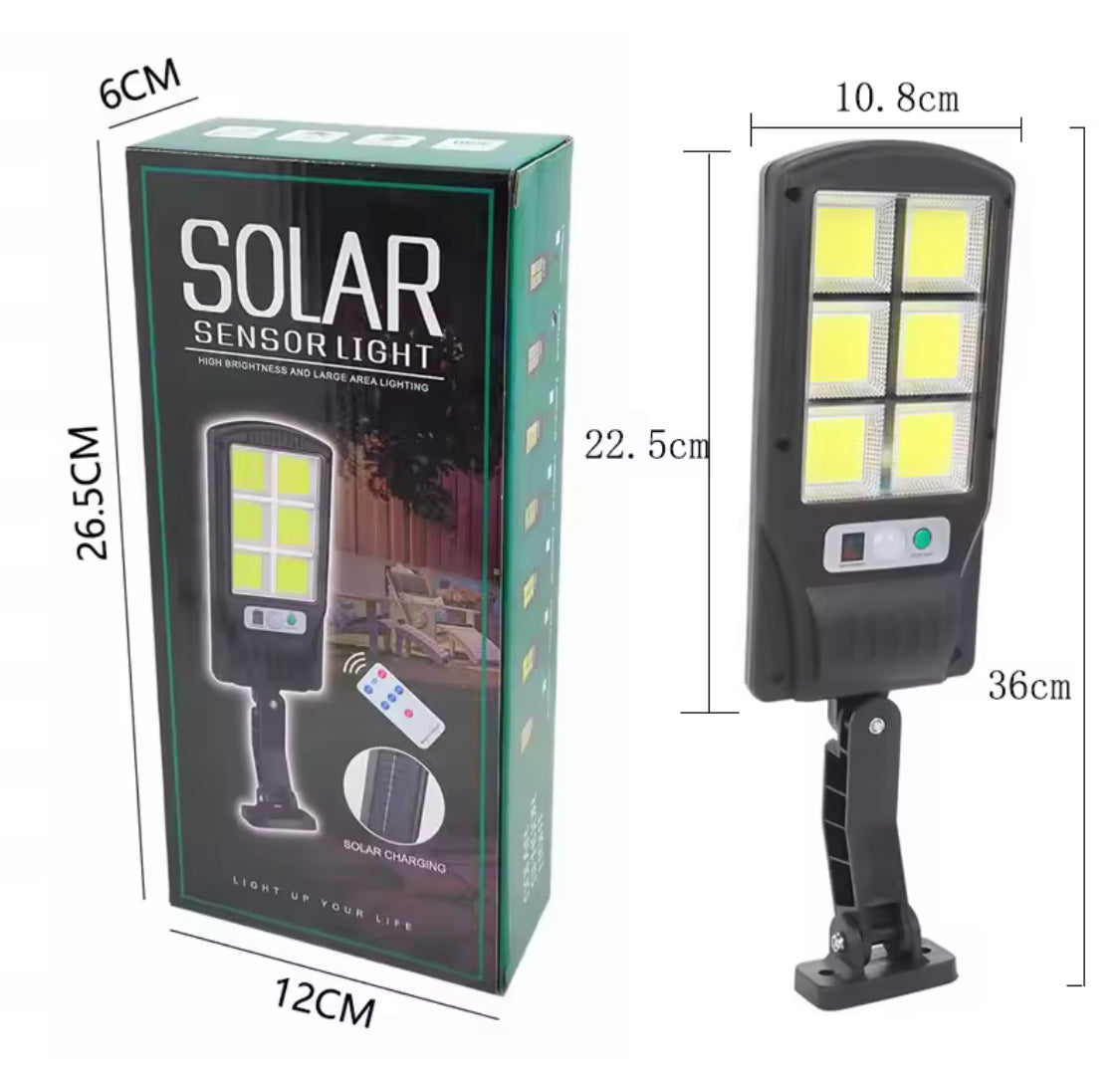 LAMPARA SOLAR 120 LED EXTERIORES CONTROL