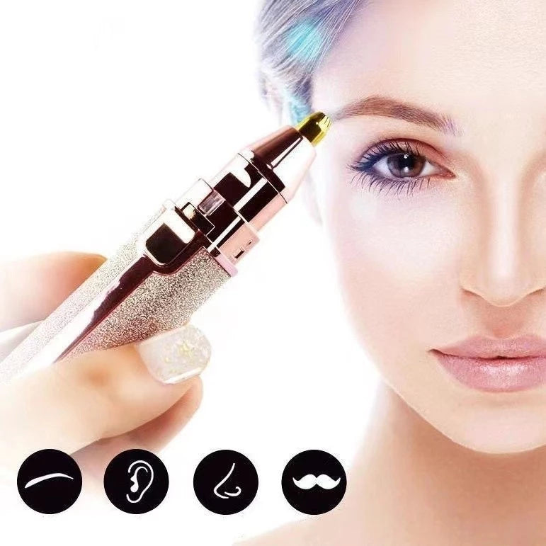 Depiladora facial eléctrica 2 en 1