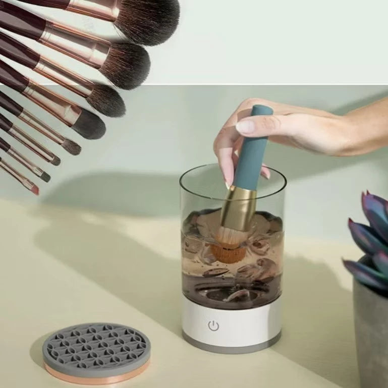 Lavadora automática de brochas de maquil