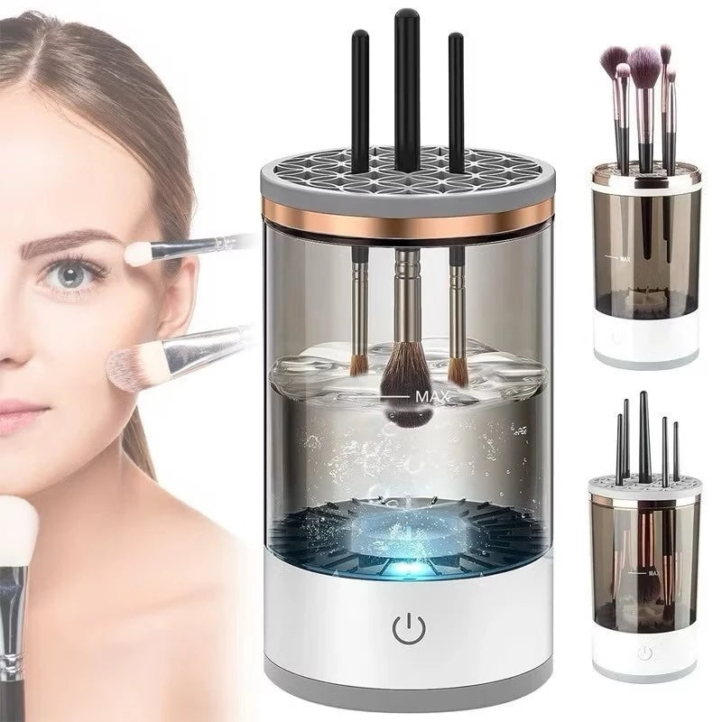 Lavadora automática de brochas de maquil