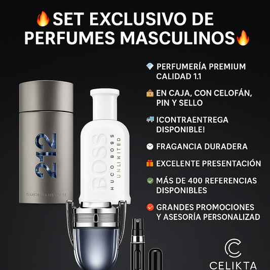 PROMO -22 (3 PERFUMES)CABALLERO