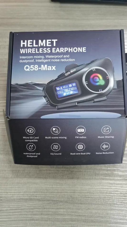 Intercomunicador Q58-max Bluetooth Casco